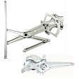Front And Rear, Driver Side Power Window Regulator, Without Motor