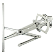 Front And Rear, Driver Side Power Window Regulator, Without Motor