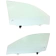 Front, Driver and Passenger Side Door Glasses, No Tint, Japan Built Vehicle, Replaces NAGS No. FD23691 GTYN, FD23692 GTYN