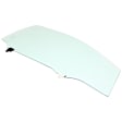 Front, Driver and Passenger Side Door Glasses, No Tint, Japan Built Vehicle, Replaces NAGS No. FD23691 GTYN, FD23692 GTYN
