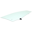 Front, Driver and Passenger Side Door Glasses, No Tint, Japan Built Vehicle, Replaces NAGS No. FD23691 GTYN, FD23692 GTYN