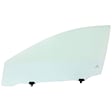 Front, Driver and Passenger Side Door Glasses, Clear, Replaces NAGS No. FD26046 GTYN, FD26047 GTYN