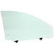 Front, Driver and Passenger Side Door Glasses, Clear, Replaces NAGS No. FD26046 GTYN, FD26047 GTYN