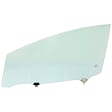 Front, Driver and Passenger Side Door Glasses, Green Tint, Replaces NAGS No. FD24400 GTYN, FD24401 GTYN
