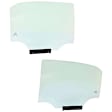 2013 Toyota Corolla - Rear, Driver and Passenger Side Door Glass, North America Built Vehicle, Green Tint, FD23693 GTYN, FD23694 GTYN