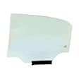2013 Toyota Corolla - Rear, Driver and Passenger Side Door Glass, North America Built Vehicle, Green Tint, FD23693 GTYN, FD23694 GTYN