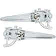 2012 Toyota Yaris - Rear, Driver and Passenger Side Manual Window Regulator, Without Motor