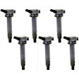 2010 Toyota 4Runner - Ignition Coil, USA Built Vehicle, Set of 6, 2.7L 4Cyl