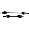 2004 Scion xA - Front, Driver and Passenger Side Axle Assembly, New, 1.5L 4Cyl