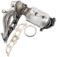 Front and Rear Catalytic Converter, 2.2L, 4Cyl, Federal EPA Standard, 46-State Legal (Cannot ship to CA, CO, NY or ME), Direct JC Whitney Series, Direct Fit