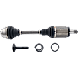 2011-2016 BMW 535i xDrive - Front, Driver and Passenger Side Axle Assemblies, AWD, Updated Design, Standard Duty Replacement