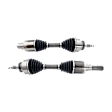 Front, Driver and Passenger Side Axle Assembly - Set of 2