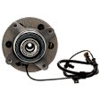 2-Wheel Set Front, Driver and Passenger Side Wheel Hub, 6 Lugs, With Bearing, 4WD