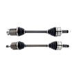 Front, Driver and Passenger Side Axle Assemblies, For Models with Automatic CVT Transmission, Standard Duty