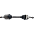 Front, Driver and Passenger Side Axle Assemblies, AWD, Updated Design, Standard Duty