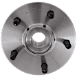 Front, Driver and Passenger Side Wheel Hub, 5 Lugs, With Bearing, 2-Wheel Set