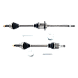 Front, Driver and Passenger Side Axle Assemblies, Standard Duty Replacement