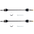 Rear, Driver and Passenger Side Axle Assemblies, AWD, Standard Duty
