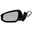 Driver and Passenger Side Mirrors, Power Adjust, Manual Folding, Heated, Paintable, In-housing Signal Light, With memory, With Puddle Light, No Auto-Dimming, With Blind Spot Detection in Glass