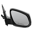 Driver and Passenger Side Mirrors, Power Adjust, Manual Folding, Heated, Textured Black, No Signal Light, No Memory, No Puddle Light, No Auto-Dimming, No Blind Spot Feature