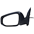 Driver and Passenger Side Mirrors, Power Adjust, Manual Folding, Heated, Textured Black, No Signal Light, No Memory, No Puddle Light, No Auto-Dimming, No Blind Spot Feature