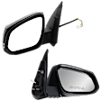 Driver and Passenger Side Mirrors, Power Adjust, Manual Folding, Heated, Paintable, In-housing Signal Light, No Memory, No Puddle Light, No Auto-Dimming, No Blind Spot Feature