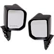 Driver and Passenger Side Mirrors, Power Adjust, Manual Folding, Non-Heated, Paintable, In-housing Signal Light, No Memory, No Puddle Light, No Auto-Dimming, No Blind Spot Feature