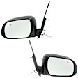 Driver and Passenger Side Mirror, Power Adjust, Heated, Manual Folding, Paintable, No Signal Light, No Memory, No Puddle Light, No Auto-Dim, No Blind Spot Feature
