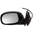 Crew Cab Pickup Driver and Passenger Side Mirror, Power Adjust, Heated, Manual Folding, Chrome, No Signal Light, No Memory, No Puddle Light, No Auto-Dim, No Blind Spot Feature