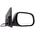 Driver and Passenger Side Mirror, Power Adjust, Heated, Manual Folding, Paintable, In-housing Signal Light, No Memory, No Puddle Light, No Auto-Dim, No Blind Spot Feature