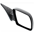Driver and Passenger Side Mirror, Power Adjust, Heated, Manual Folding, Textured Black, No Signal Light, No Memory, No Puddle Light, No Auto-Dim, No Blind Spot Feature