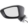Driver and Passenger Side Mirrors, Power Adjust, Manual Folding, Non-Heated, Paintable, In-housing Signal Light, No Memory, No Puddle Light, No Auto-Dimming, No Blind Spot Feature