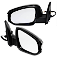 Driver and Passenger Side Mirrors, Power Adjust, Manual Folding, Heated, Paintable, In-housing Signal Light, No Memory, With Puddle Light, No Auto-Dimming, No Blind Spot Feature