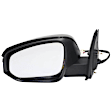 Driver and Passenger Side Mirrors, Power Adjust, Manual Folding, Heated, Paintable, In-housing Signal Light, No Memory, With Puddle Light, No Auto-Dimming, No Blind Spot Feature