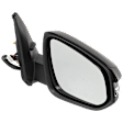 Driver and Passenger Side Mirrors, Power Adjust, Manual Folding, Heated, Paintable, In-housing Signal Light, No Memory, With Puddle Light, No Auto-Dimming, No Blind Spot Feature