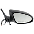 Driver and Passenger Side Mirrors, Power Adjust, Manual Folding, Non-Heated, Paintable, In-housing Signal Light, No Memory, No Puddle Light, No Auto-Dimming, No Blind Spot Feature