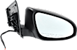 Driver and Passenger Side Mirrors, Power Adjust, Manual Folding, Heated, Paintable, No Signal Light, No Memory, No Puddle Light, No Auto-Dimming, No Blind Spot Feature