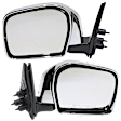 Driver and Passenger Side Mirrors, Manual Adjust, Manual Folding, Non-Heated, Chrome, No Signal Light, No Memory, No Puddle Light, No Auto-Dimming, No Blind Spot Feature