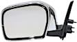Driver and Passenger Side Mirrors, Manual Adjust, Manual Folding, Non-Heated, Chrome, No Signal Light, No Memory, No Puddle Light, No Auto-Dimming, No Blind Spot Feature