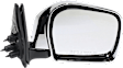 Driver and Passenger Side Mirrors, Manual Adjust, Manual Folding, Non-Heated, Chrome, No Signal Light, No Memory, No Puddle Light, No Auto-Dimming, No Blind Spot Feature