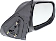 Driver and Passenger Side Mirrors, Manual Adjust, Manual Folding, Non-Heated, Textured Black, No Signal Light, No Memory, No Puddle Light, No Auto-Dimming
