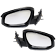 Driver and Passenger Side Mirrors, Power Adjust, Manual Folding, Non-Heated, Paintable, In-housing Signal Light, No Memory, No Puddle Light, No Auto-Dimming, No Blind Spot Feature