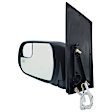 Driver and Passenger Side Mirror, Power Adjust, Heated, Manual Folding, Paintable, No Signal Light, No Memory, No Puddle Light, No Auto-Dimming, With Blind Spot Glass