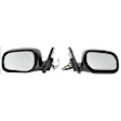 Driver and Passenger Side Mirror, Power Adjust, Non-Heated, Manual Folding, Textured Black, No Signal Light, No Memory, No Puddle Light, No Auto-Dim, No Blind Spot Feature