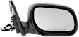 Driver and Passenger Side Mirror, Power Adjust, Non-Heated, Manual Folding, Textured Black, No Signal Light, No Memory, No Puddle Light, No Auto-Dim, No Blind Spot Feature