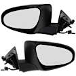 Driver and Passenger Side Mirrors, Power Adjust, Manual Folding, Heated, Paintable, No Signal Light, No Memory, No Puddle Light, No Auto-Dimming, No Blind Spot Feature