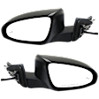 Driver and Passenger Side Mirrors, Power Adjust, Manual Folding, Heated, Paintable, No Signal Light, No Memory, No Puddle Light, No Auto-Dimming, With Blind Spot Detection in Glass