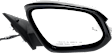 Driver and Passenger Side Mirrors, Power Adjust, Manual Folding, Heated, Paintable, In-housing Signal Light, With memory, With Puddle Light, No Auto-Dimming, With Blind Spot Detection in Glass