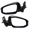 Driver and Passenger Side Mirror, Power Adjust, Heated, Power Folding, Paintable, In-housing Signal Light, No Memory, No Puddle Light, No Auto-Dim, With Blind Spot Detection in Glass