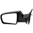 Driver and Passenger Side Mirror, Power Adjust, Heated, Manual Folding, Chrome, No Signal Light, No Memory, No Puddle Light, No Auto-Dim, With Blind Spot Detection in Glass